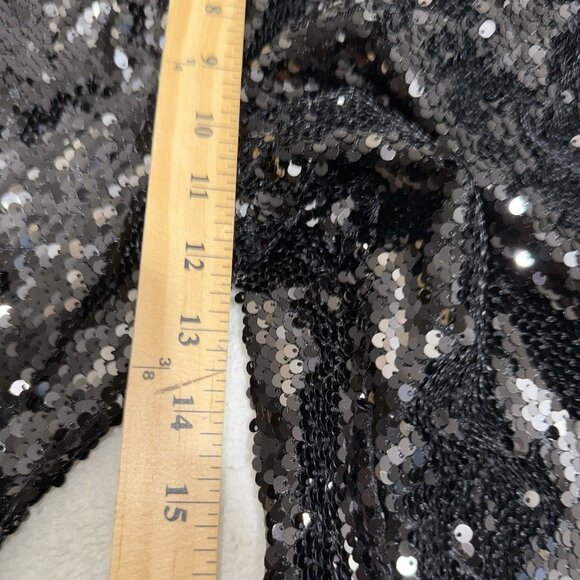 Women’s Forever 21 Sequin Pull On Pants Silver Size Medium - Picture 4 of 7